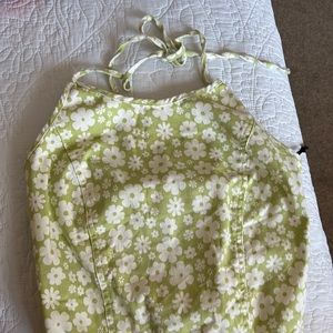 size medium from forever 21, green and white with flowers